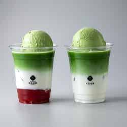 抹茶ラテ ジェラートトッピング/提供画像
