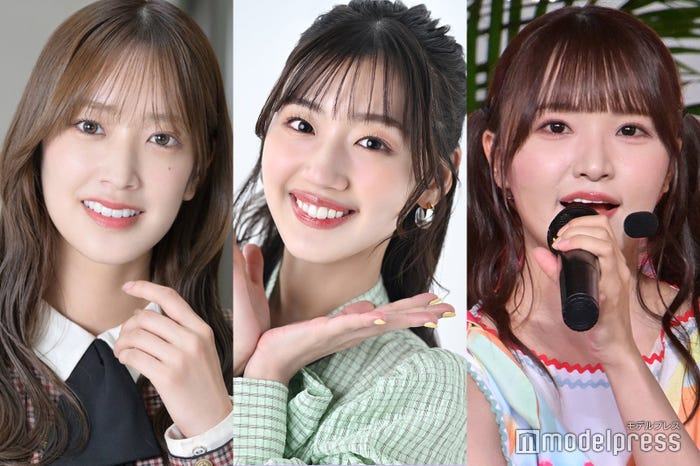 佐々木久美、佐々木美玲、高瀬愛奈(C)モデルプレス