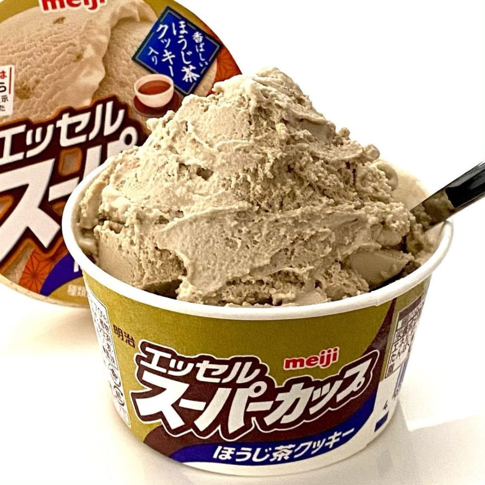 明治エッセルスーパーカップほうじ茶クッキー