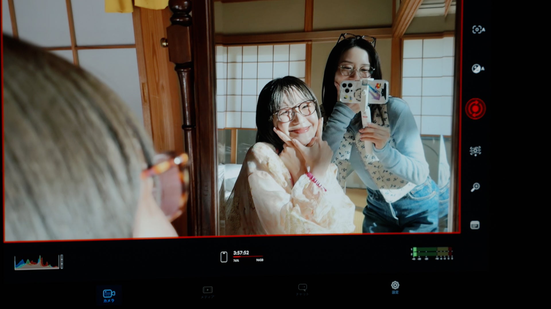 CMメイキングカット（提供写真）