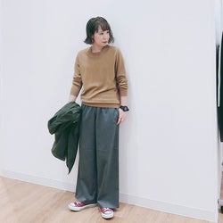 アースカラーを身に着けてリラックス。ナチュラル感たっぷりな秋の大人シンプルスタイル9選♥