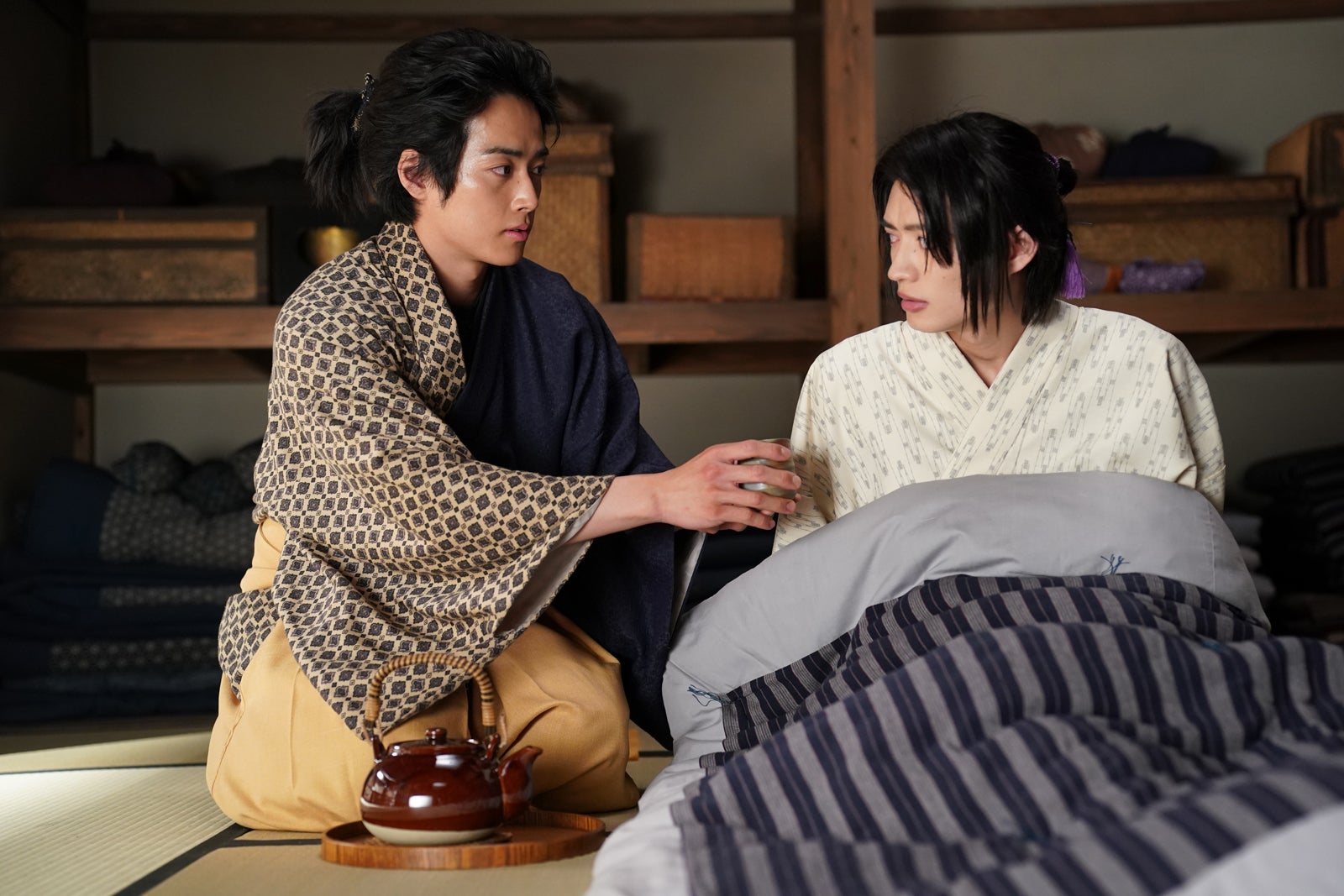 羽谷勝太、杢代和人「君とゆきて咲く～新選組青春録～」第16話より（C）テレビ朝日