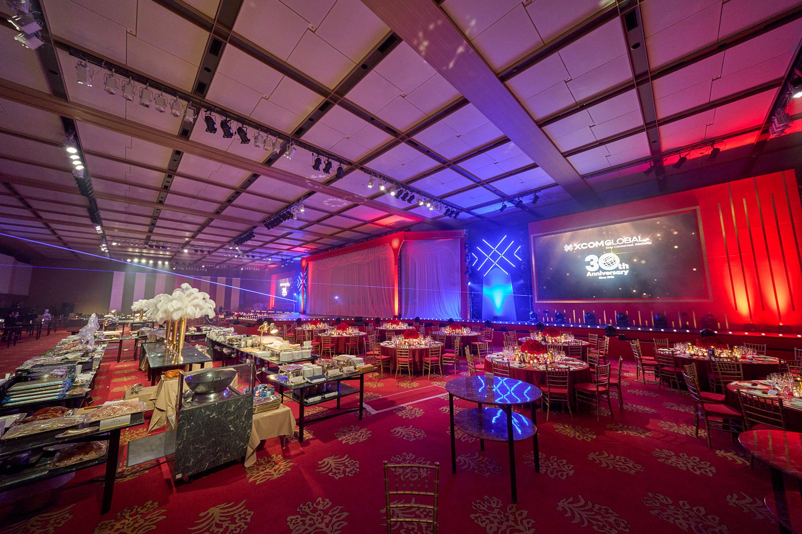 創業30周年謝恩パーティー会場の様子（提供素材）