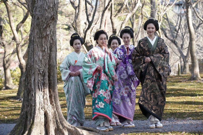 田中道子ら「大奥」第3話より(C)フジテレビ