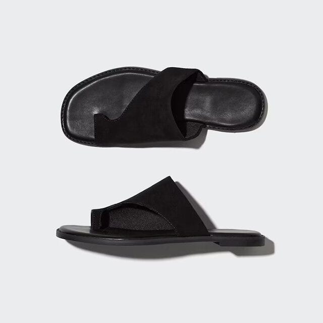 トングサンダル　ブラック