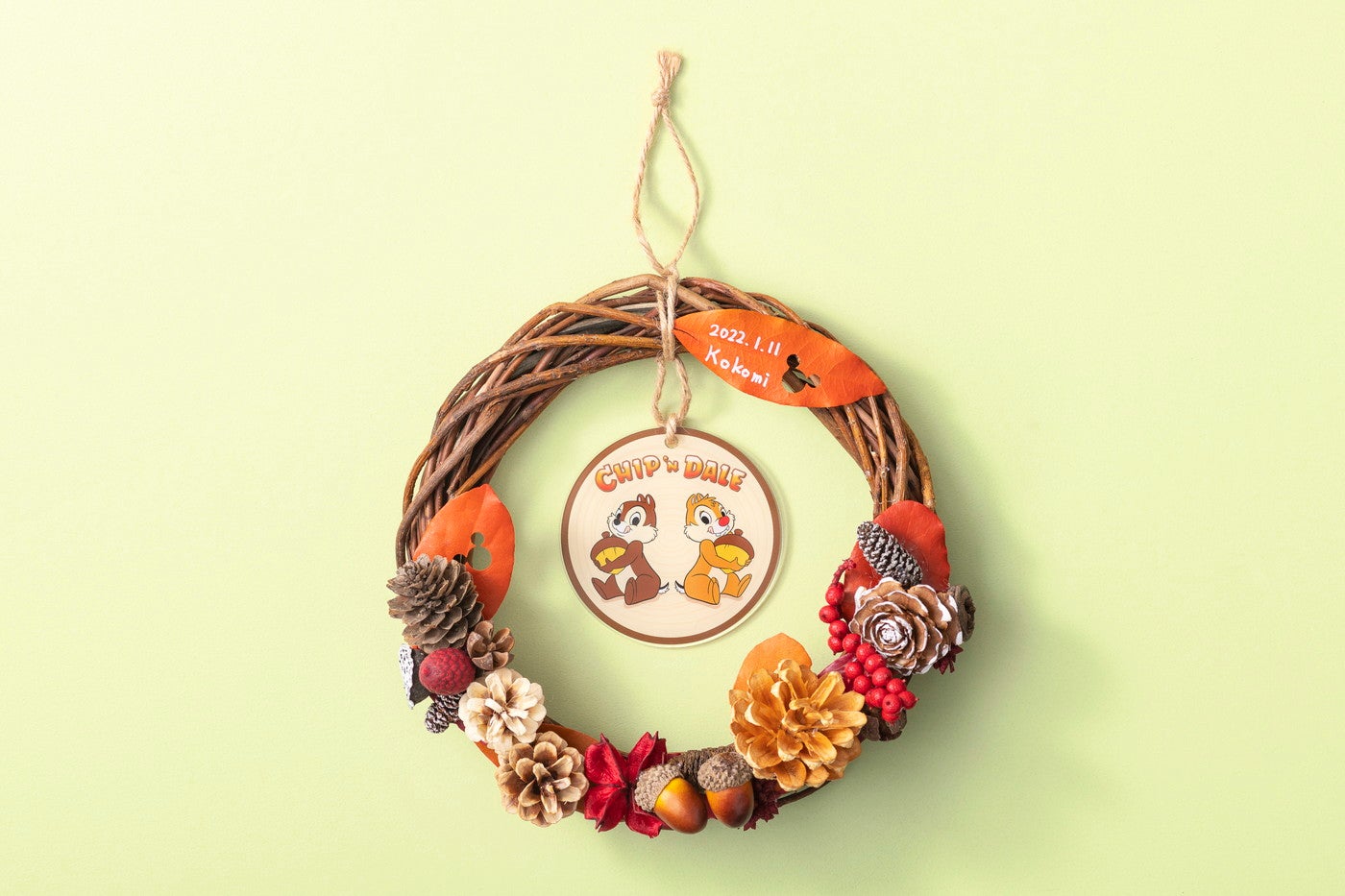 リース作り体験イメージ （C）Disney