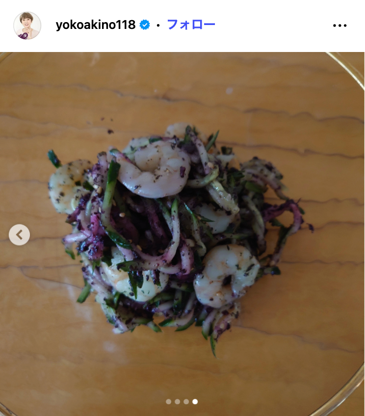 秋野暢子Instagramより