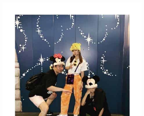 青山テルマ、藤田ニコルは「本当に努力家」とにかく明るい安村とディズニー満喫