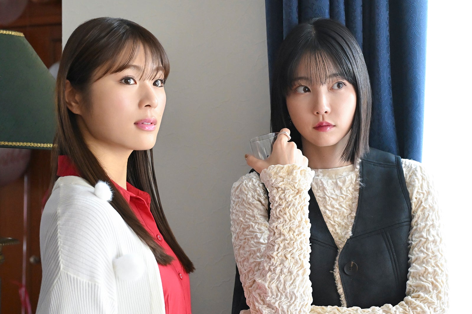 渋谷凪咲、向里祐香「地獄の果てまで連れていく」第6話（C）「地獄の果てまで連れていく」製作委員会