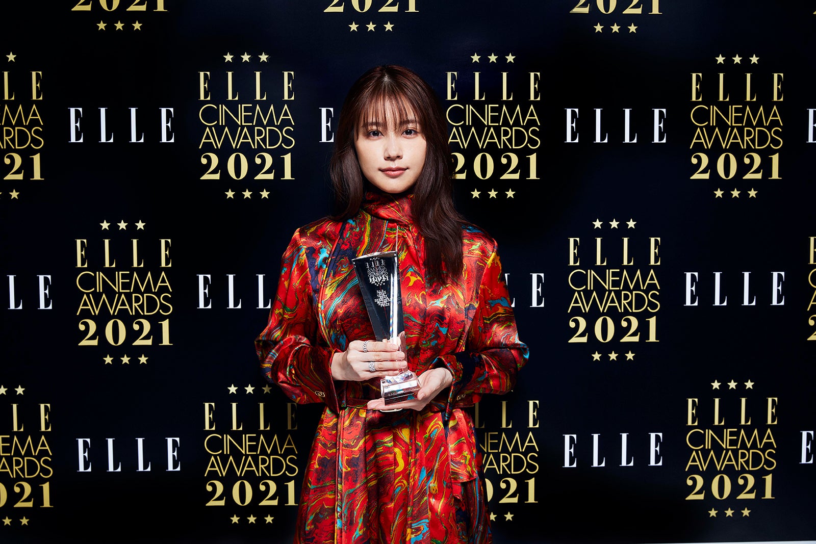有村架純「ELLE CINEMA AWARDS 2021」（提供写真）