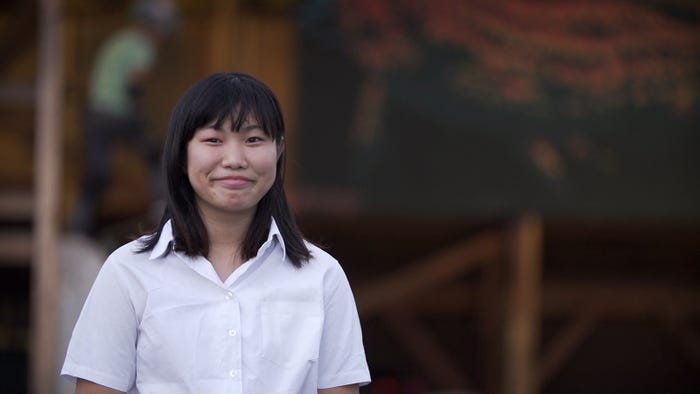 初回に登場する中村貴咲さん(画像提供:毎日放送)