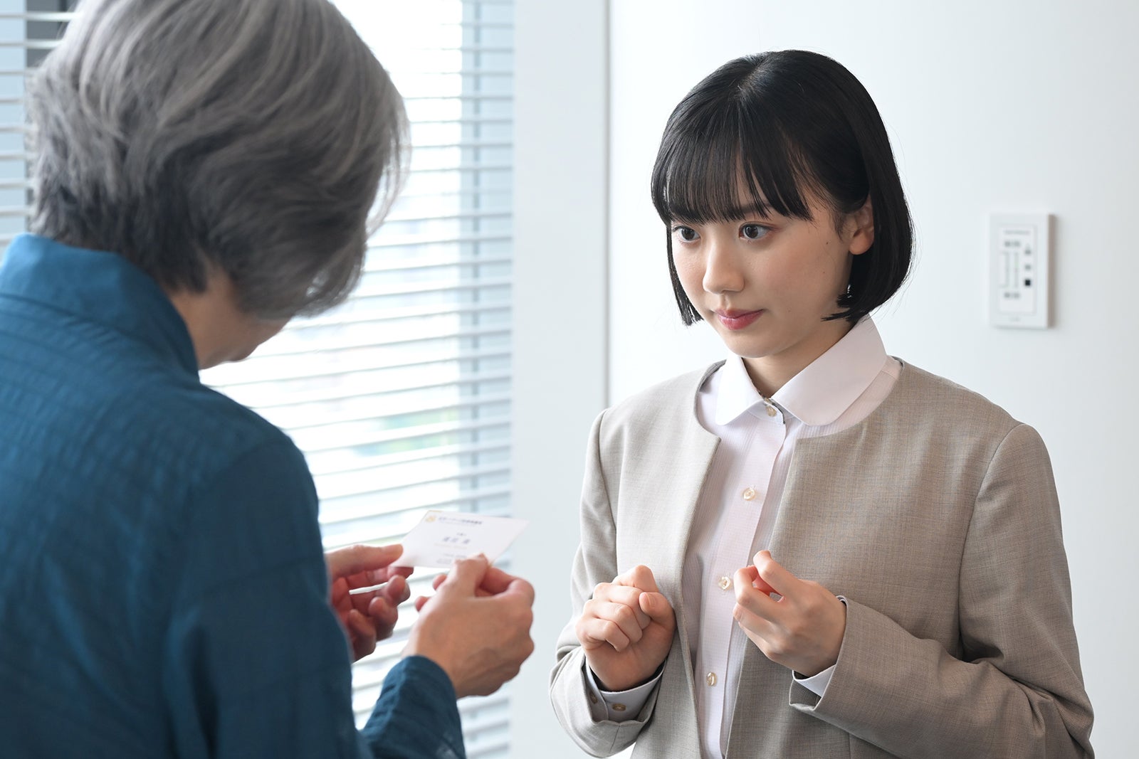 芦田愛菜「南田南弁護士は天才肌」第1話（C）カンテレ・フジテレビ