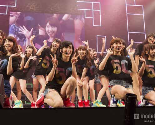 NMB48、新曲「イビサガール」選抜メンバー発表 AKB48横山由衣も参戦で圧巻パフォーマンス<リクエストアワー2日目>