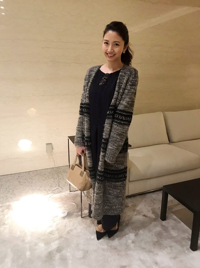 私服はパンツスタイルが多いです。全体的にざっくりした感じが好きです。(提供写真)