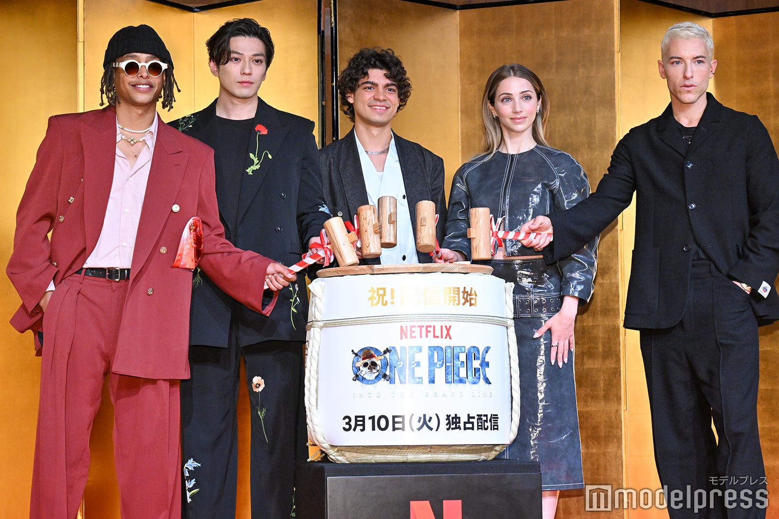 新田真剣佑ら、実写版「ONE PIECE」“麦わらの一味”が日本で集結 シーズン1配信時は尾田栄一郎宅で食事も「日本のことが大好きになってくれました」