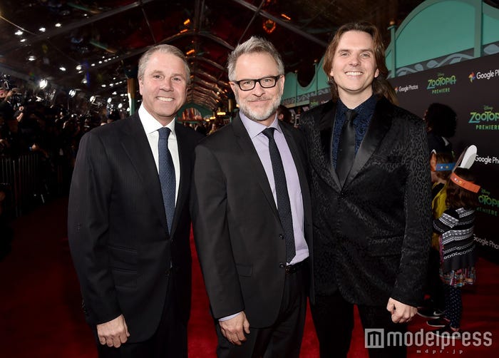 (左から)クラーク・スペンサー、リッチ・ムーア、バイロン・ハワード(C)Disney