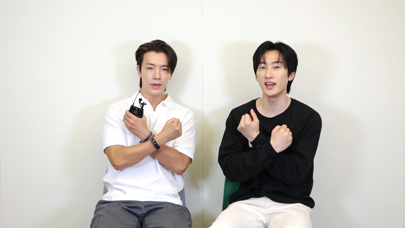 SUPER JUNIOR-D＆E（左から）ドンヘ、ウニョク