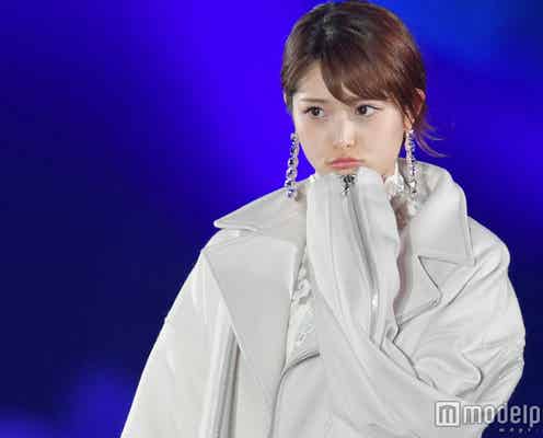 乃木坂46松村沙友理、可愛すぎる仕草で悩殺 美脚全開ランウェイ<TGC北九州2017>