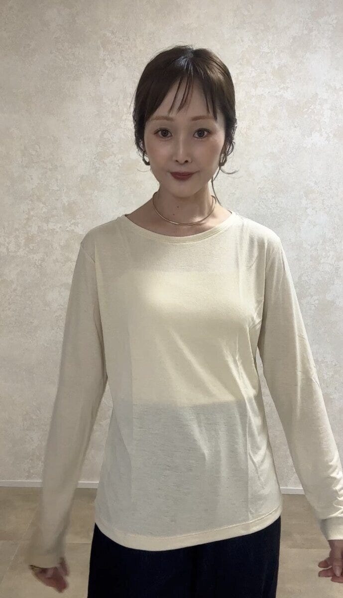 ユニクロシアーT ユニクロシアーT Mサイズ着用丈感