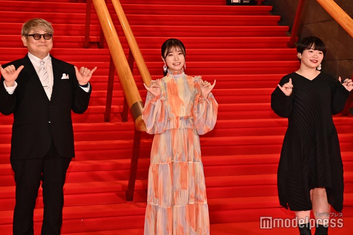 水島精二監督、加恋、富田望生 (C)モデルプレス