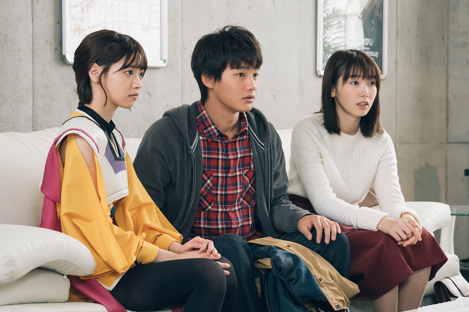 西野七瀬、野村周平、飯豊まりえ／「電影少女」第5話より（C）「電影少女2018」製作委員会
