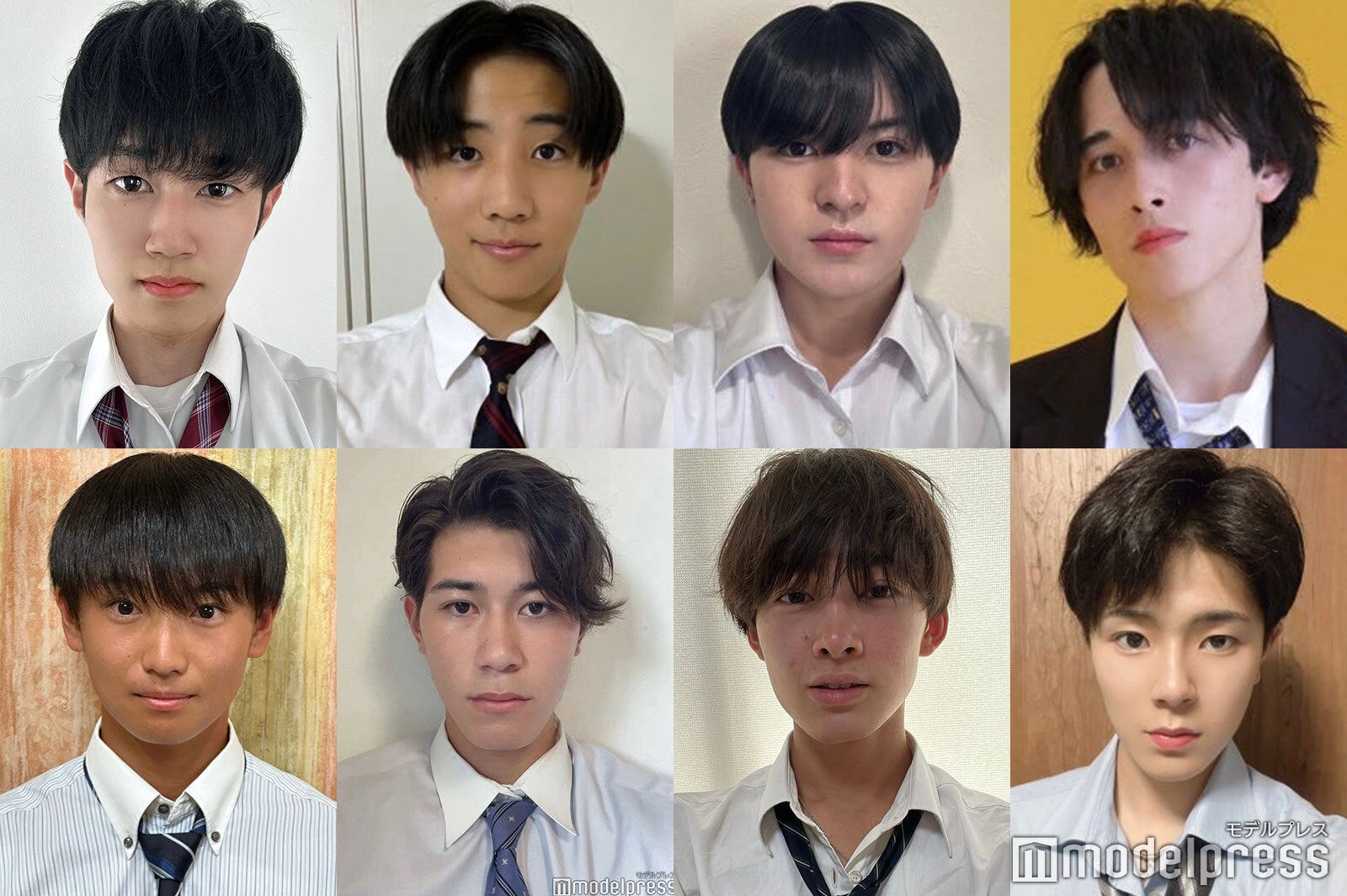 「男子高生ミスターコン2024」北海道・東北エリア候補者（一部）