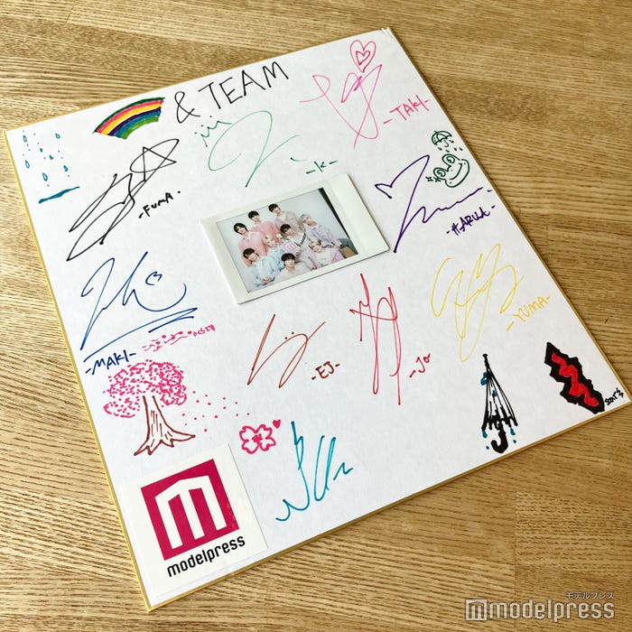 すみずみまで描き込んでくださった&TEAMさんでした(C)モデルプレス