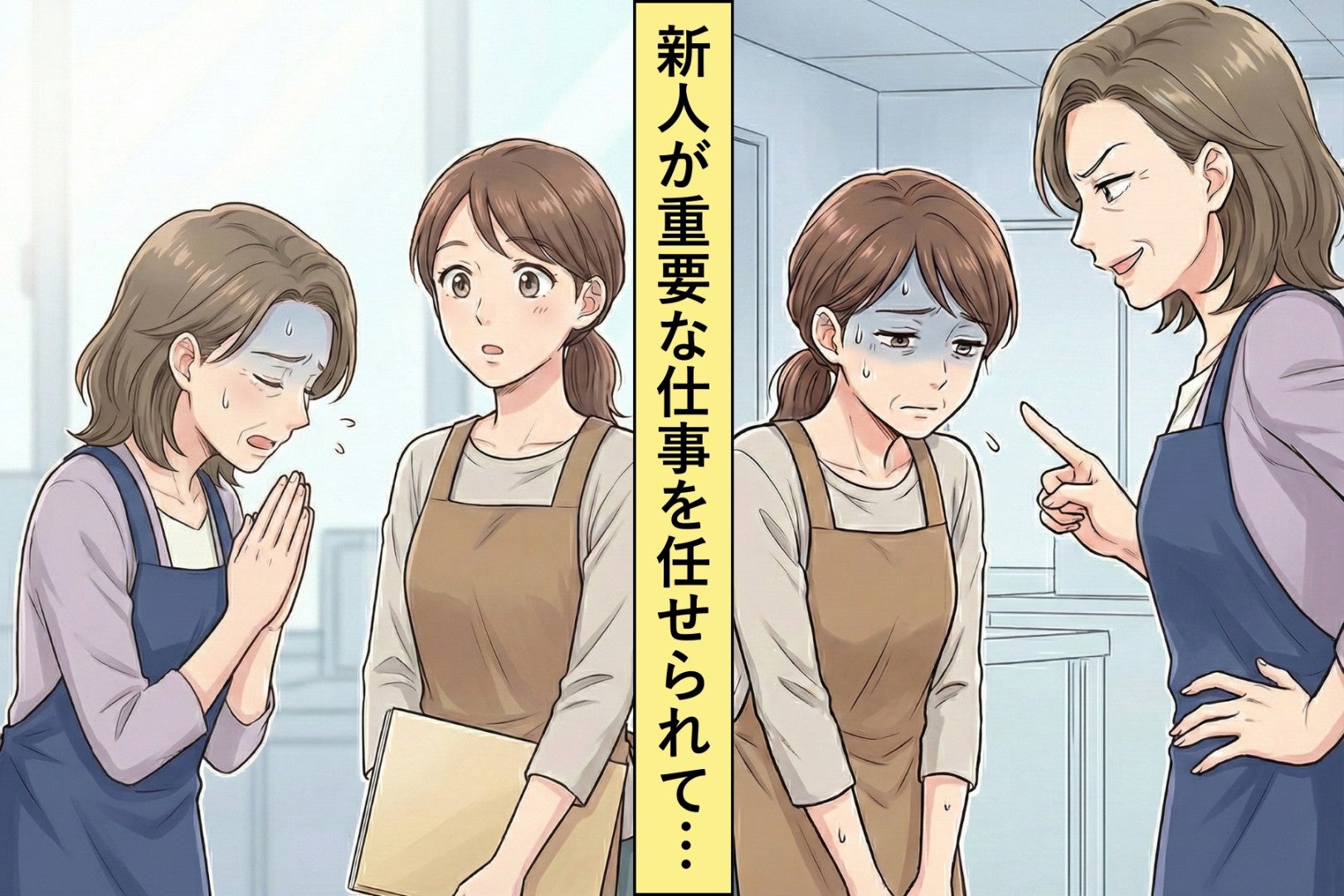 「私の方が先輩なんだけど」新しいパートに先輩面を続けた私→新人が私でもしたことのない責任ある仕事を任せられていて...