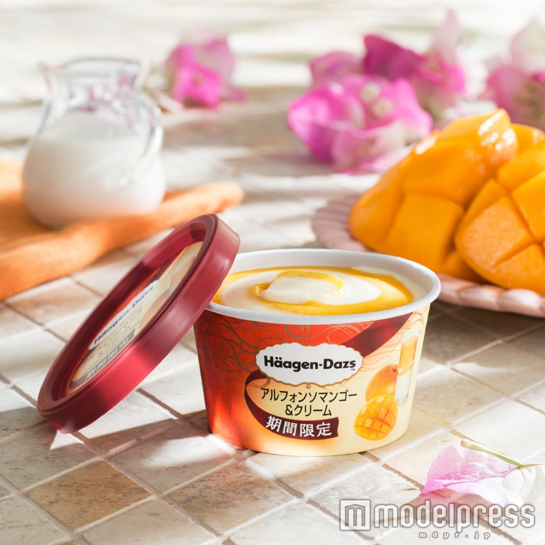 ミニカップ「アルフォンソマンゴー＆クリーム」／ハーゲンダッツ
