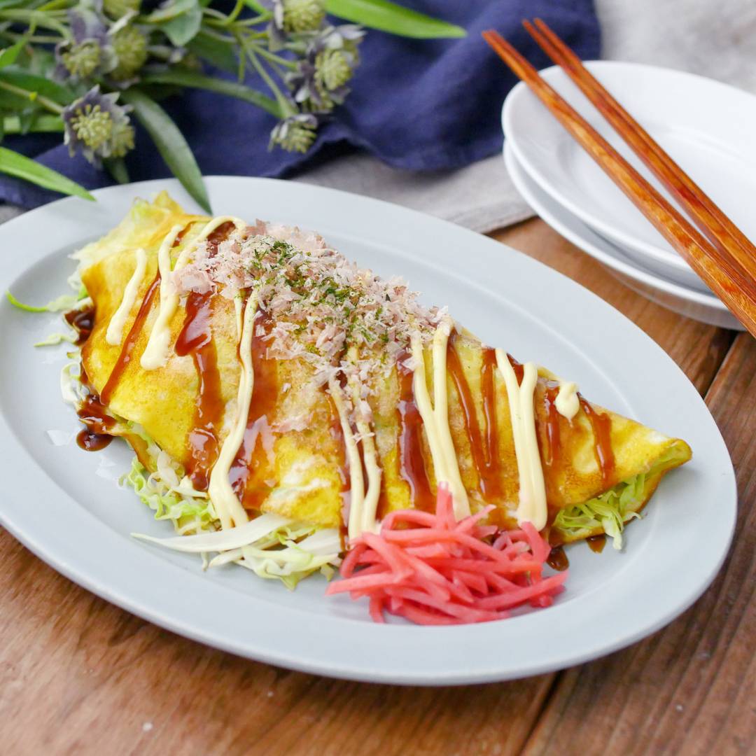 ライスペーパーお好み焼き