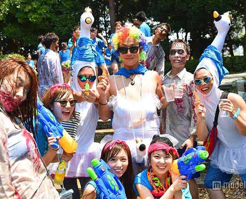 ゾンビ大集合のハロウィンパーティ開催 仮装&DJプレイでお祭り騒ぎ