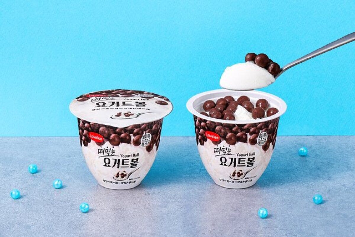 セブン-イレブン　セブン　韓国アイス　クリーミーヨーグルトボール