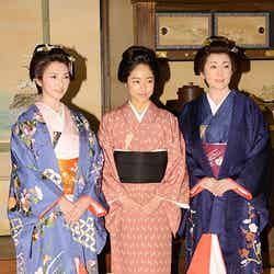 左より：田中麗奈、井上真央、松坂慶子
