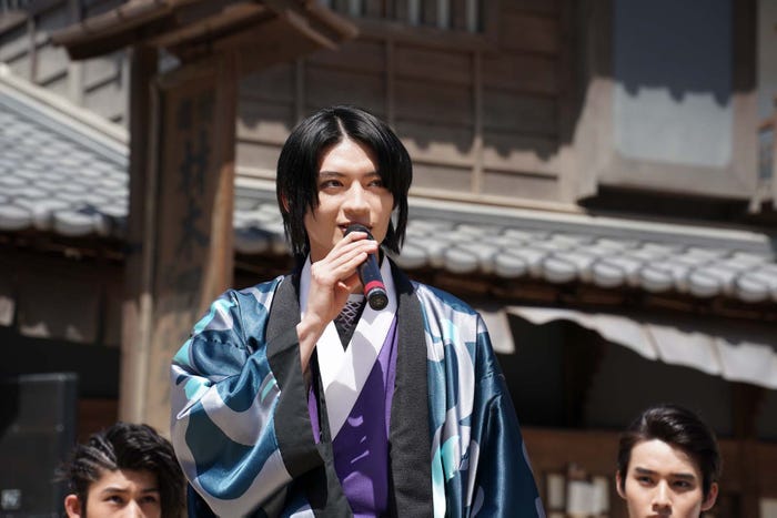 杢代和人「君とゆきて咲く~新選組青春録~」記者会見より(C)テレビ朝日