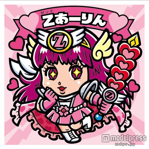 佐々木彩夏が描かれたももクロマンシール