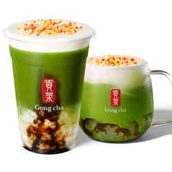 わらびもち 黒糖抹茶ミルクティー/提供画像