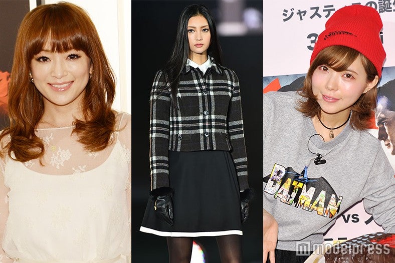 今週一番読まれたニュースは？【総合TOP10】＜2/6～2/12＞／（左から）浜崎あゆみ、菜々緒、益若つばさ（C）モデルプレス