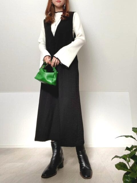 冬のモノトーンコーデ