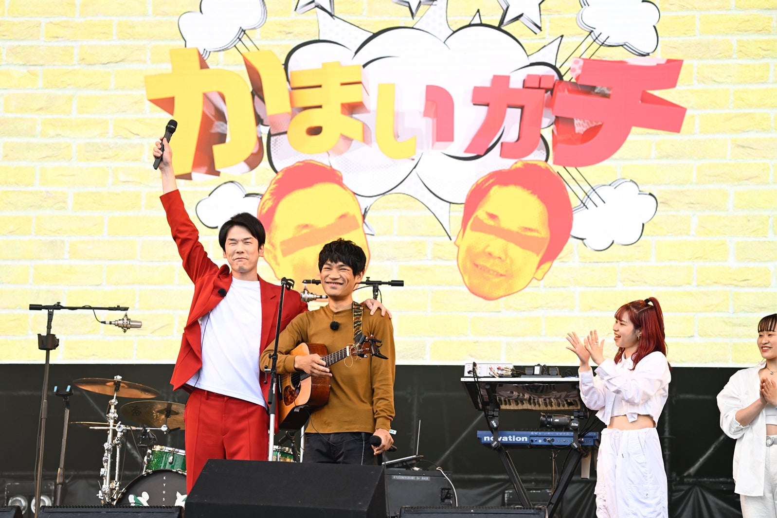 濱家隆一、熊谷侑真さん／Photo by 深野輝美