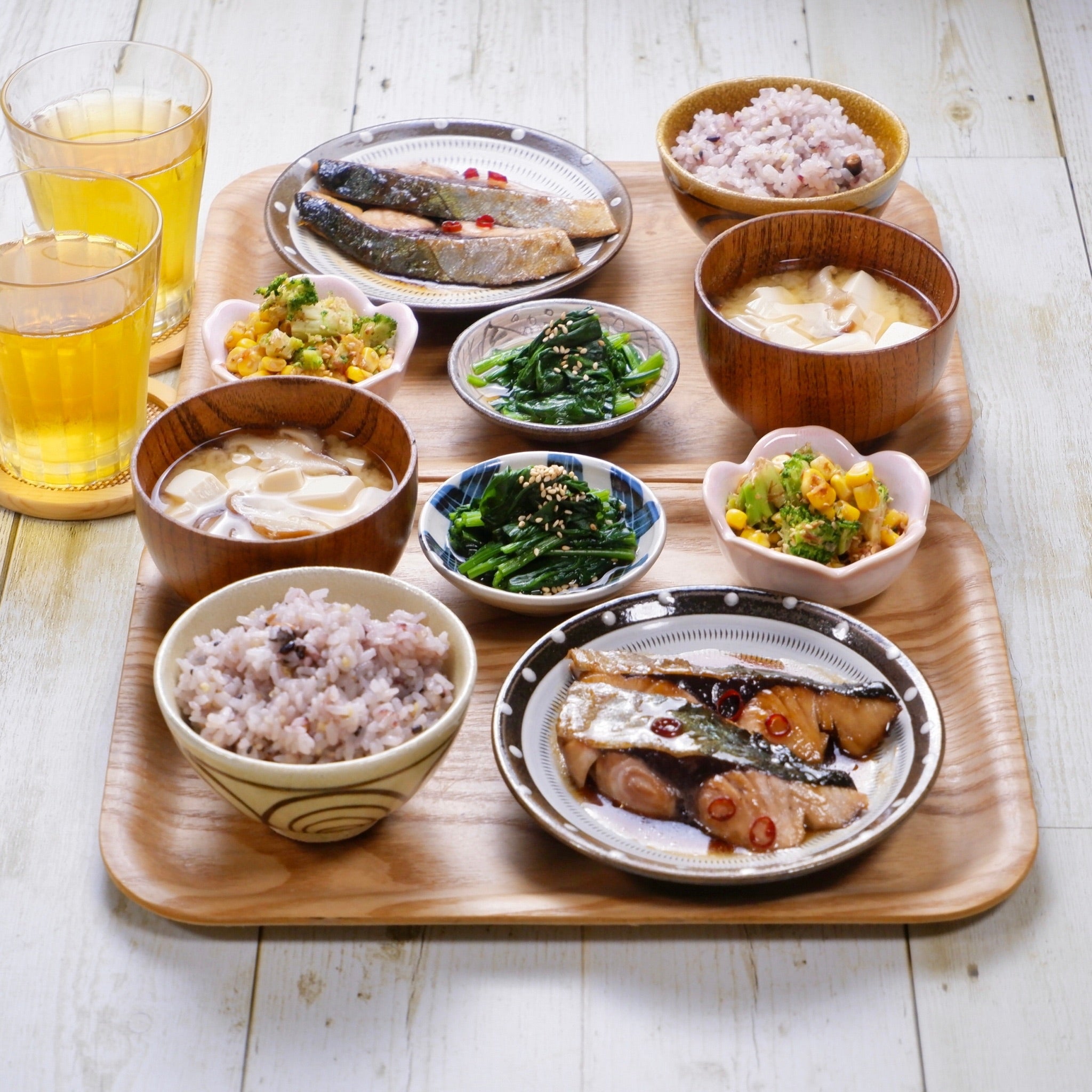 RINATYの献立の一部（提供写真）