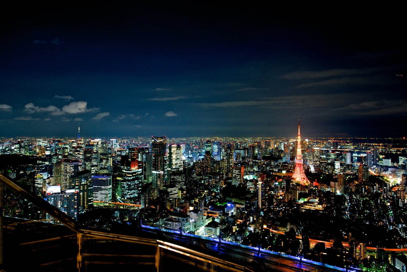東京の夜景を堪能／画像提供：森ビル株式会社