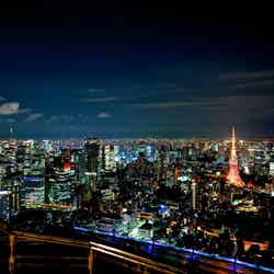 東京の夜景を堪能／画像提供：森ビル株式会社