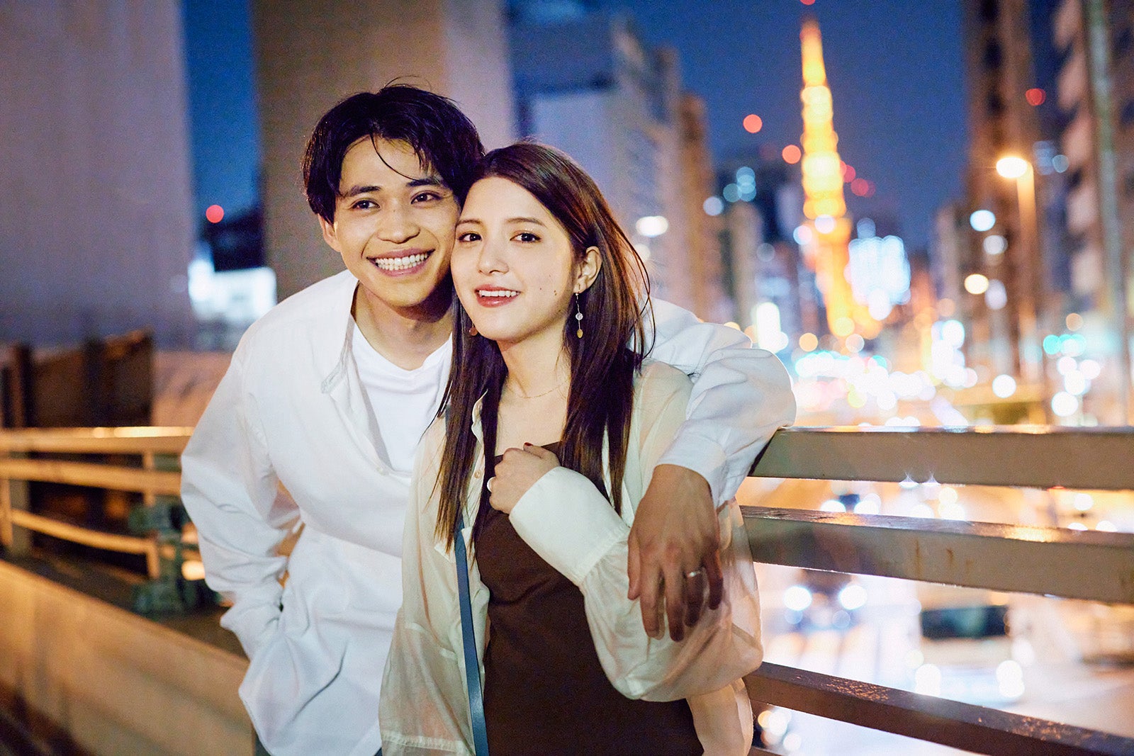 中田圭祐、川島海荷（C）AbemaTV, Inc.