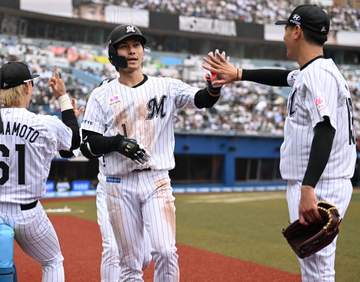 ロッテが12安打10点大勝で連敗脱出 ポランコ、愛斗の適時打で初回先制 二回には藤原が一発 先発毛利は7回無失点で2勝目