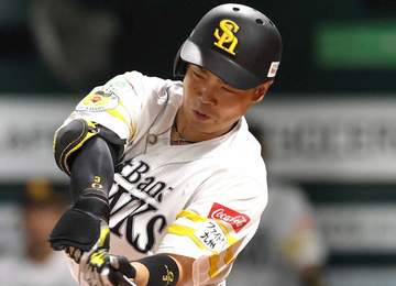 ソフトバンク 5番・柳田も13号3ランでクリーンアップそろい踏み 初回は3番・近藤が25号ソロ、4番・栗原が34号ソロと2者連発