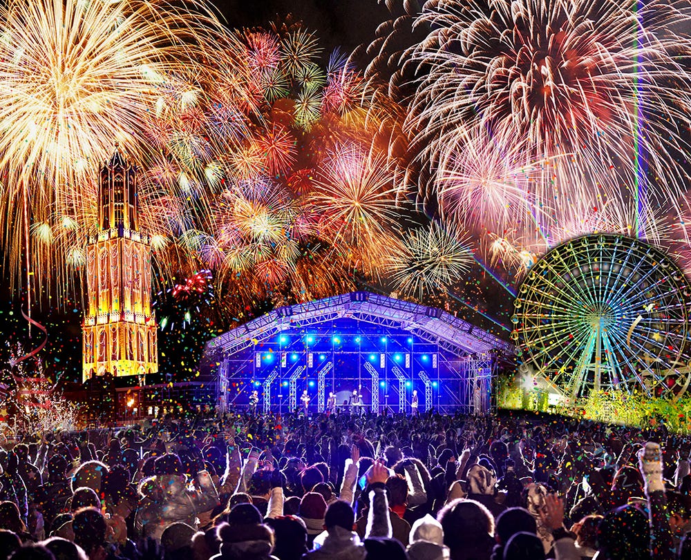 ハウステンボスで大晦日カウントダウン2019-2020 豪華花火で盛大に年越し