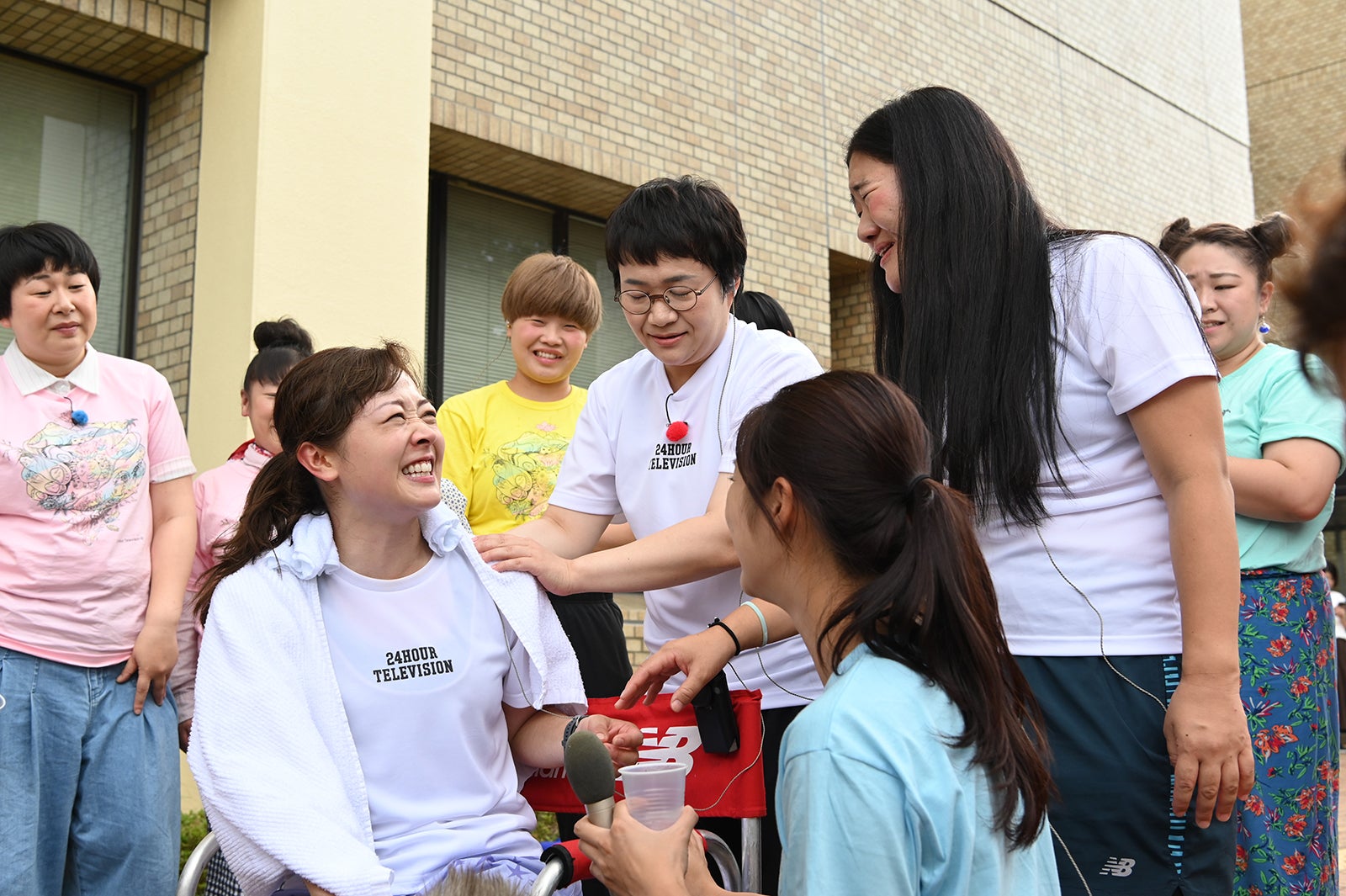 ゴール後の水卜麻美（C）日本テレビ