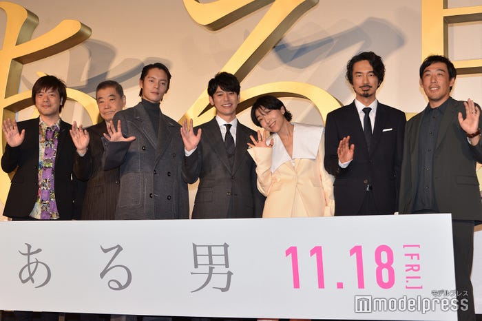 平野啓一郎氏、柄本明、窪田正孝、妻夫木聡、安藤サクラ、眞島秀和、石川慶監督 (C)モデルプレス