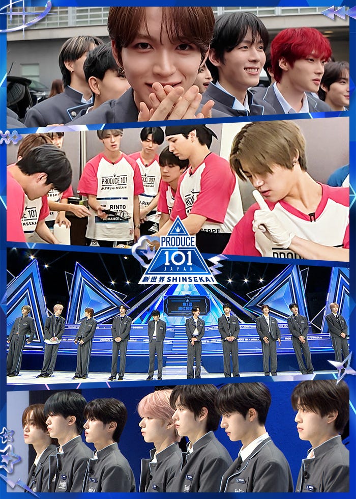 「PRODUCE 101 JAPAN 新世界」第8話(C)PRODUCE 101 JAPAN 新世界