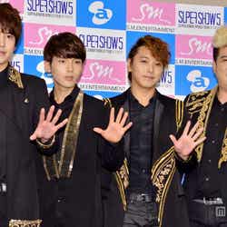 SUPER JUNIOR(左から:キュヒョン、リョウク、ソンミン、シンドン)